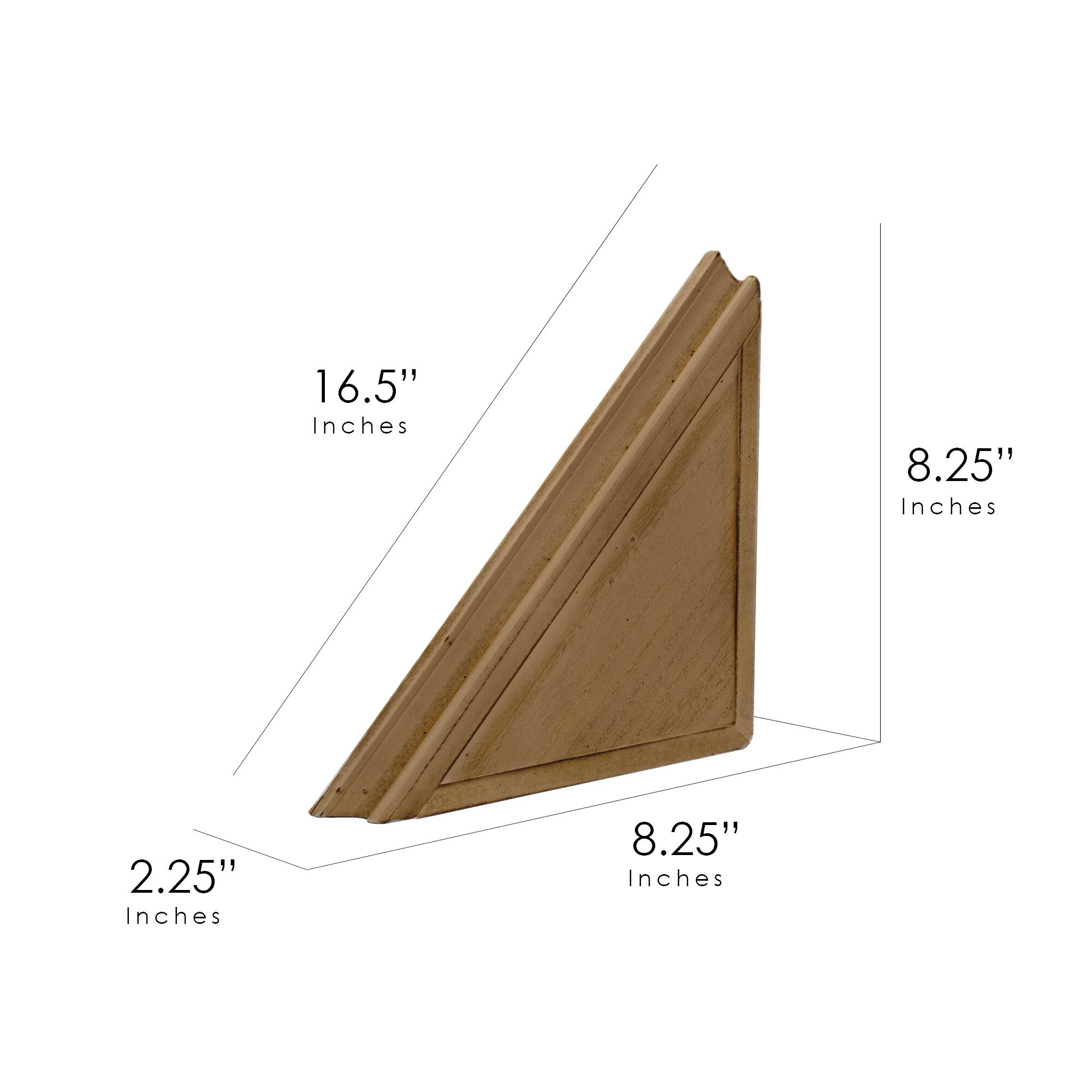 Beveled Floating Corner Shelves Set